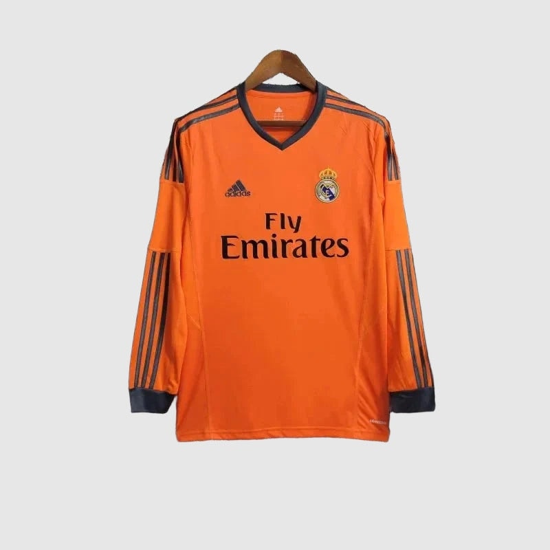 Real Madrid 13/14 II Away Jersey - Long Sleeve Retro Version - 1
