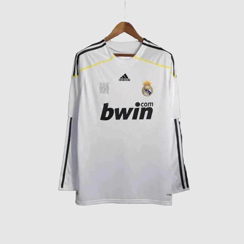 Real Madrid 09/10 I Home Jersey - Long Sleeve Retro Version - 1