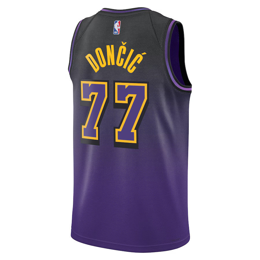 Luka Don��i�� - Los Angeles Lakers City Edition 2024 NBA Jersey - Purple - Unisex