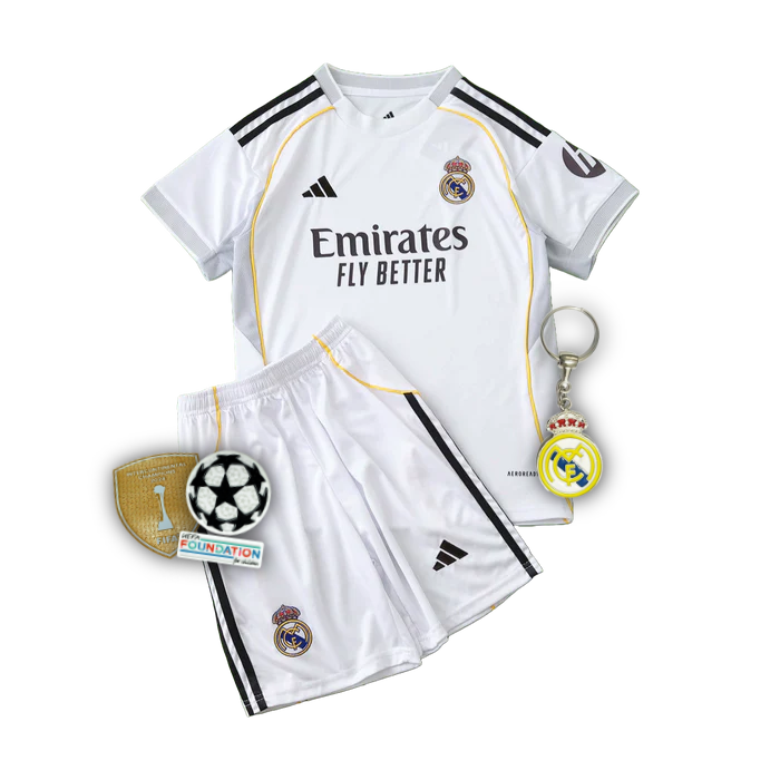 Real Madrid 25/26 I Home - Kids Kit - 1