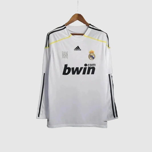 Real Madrid 09/10 I Home Jersey - Long Sleeve Retro Version - 1