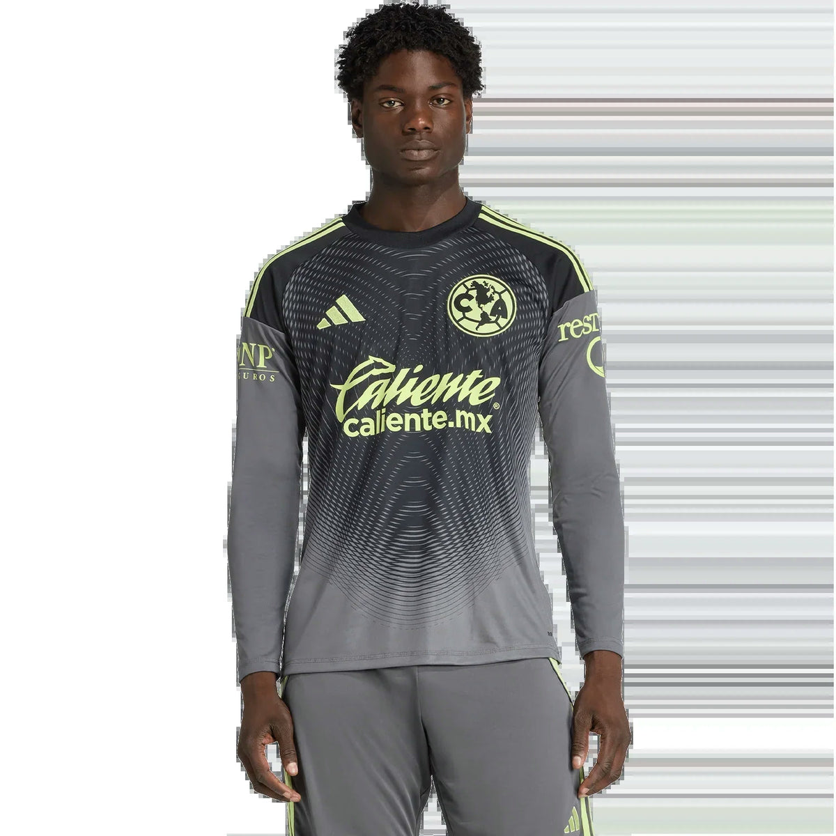 Club America 25/26 Goalkeeper Jersey - Grey - Long Sleeve - 3
