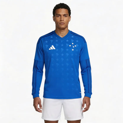 Cruzeiro 26/27 I Home Jersey - Long Sleeve Fan Version - 1