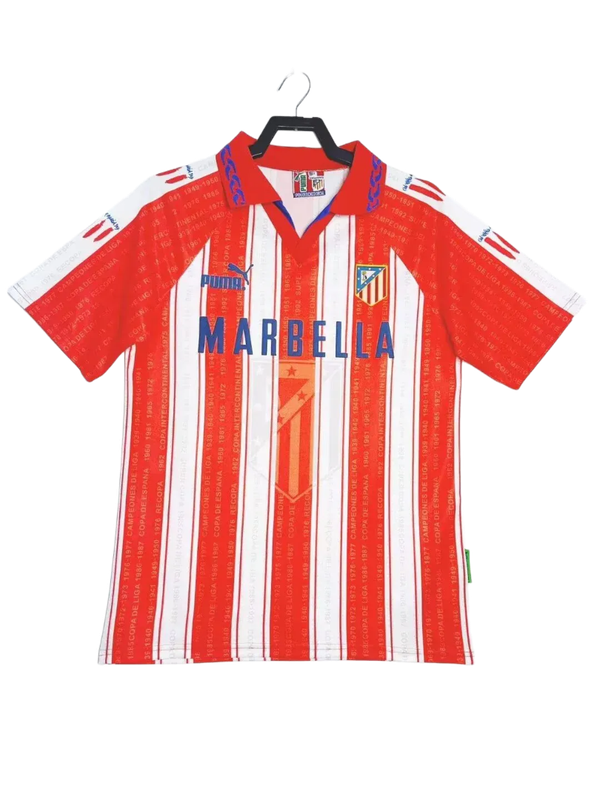 Atletico Madrid 95/96 I Home Jersey - Retro Version – Magic Football