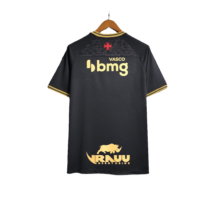 Vasco 22/23 Goalkeeper Jersey - Black - All Sponsors - Fan Version