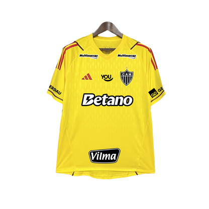Atletico Mineiro 24/25 Goalkeeper Jersey - Yellow - All Sponsors - Fan Version