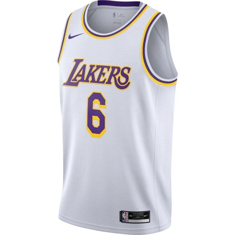 Los Angeles Lakers LeBron James #6 2021/22  Player NBA Jersey Yellow