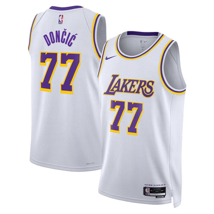Luka Don��i�� - Los Angeles Lakers Association Edition 2024 NBA Jersey - White - Unisex