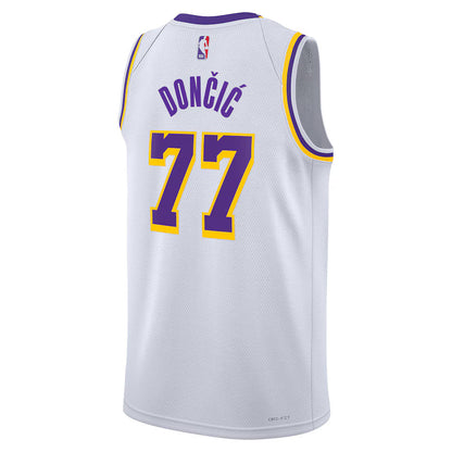 Luka Don��i�� - Los Angeles Lakers Association Edition 2024 NBA Jersey - White - Unisex