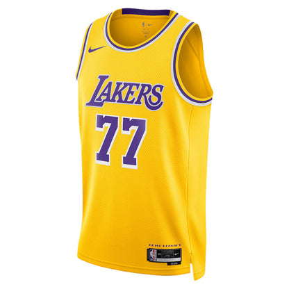 Luka Don��i�� - Los Angeles Lakers Icon Edition 2024 NBA Jersey - Gold - Unisex