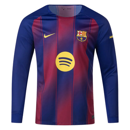 Barcelona 25/26 I Home Jersey - Long Sleeve